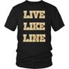 Футболки унисекс Live Like Line волейбол Wofunny Volley Idea