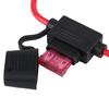 Стандартный держатель предохранителей-лопаток 12В 40А, 10 шт., Водонепроницаемый и влагозащищенный, Простая установка для автомобиля, мотоцикла