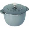[Up To 30-Day Trial] Staub "La Cocotte De GOHAN" Gray, Medium, 16cm, Rice Cooker, 2-Cup Capacity, Painted Cast Iron, Enameled Pot, Induction Compatibl