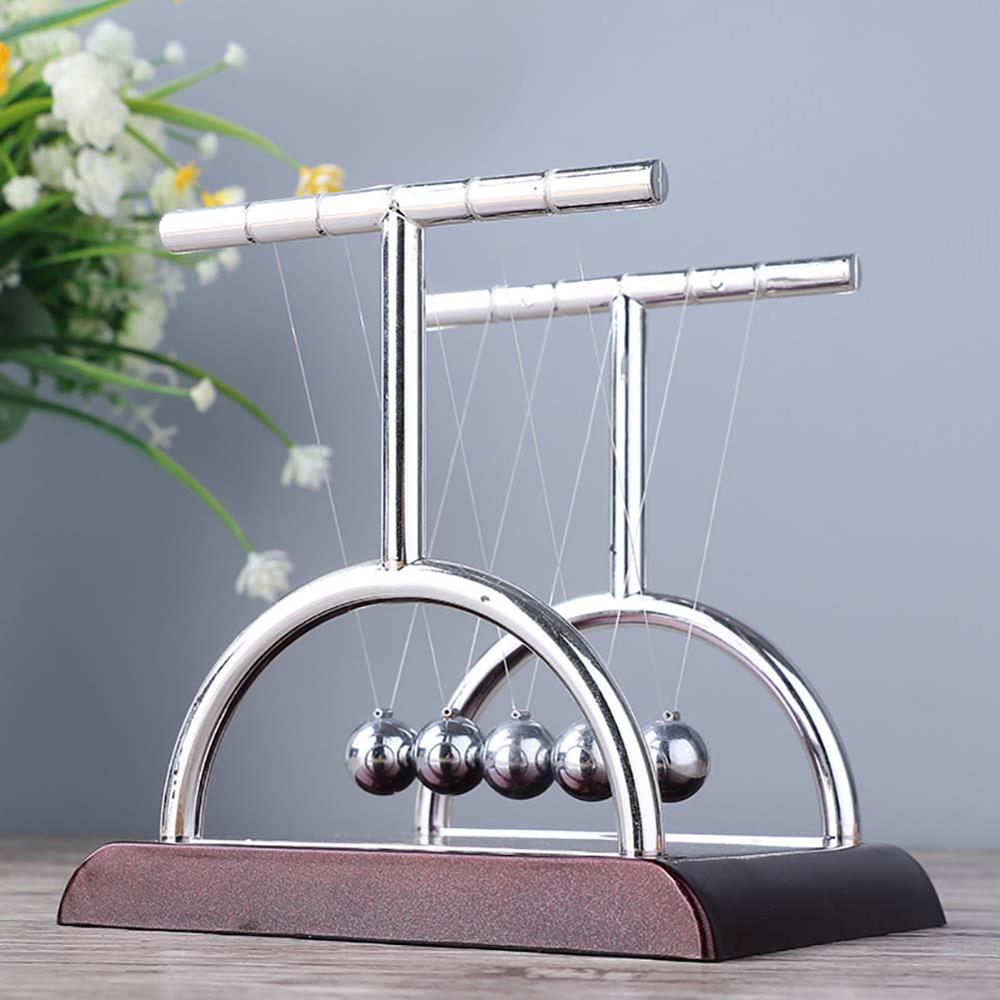 1pc Newton's Cradle Kids Toys for Children Educational Toy Desk Table Decor Metal Balance Ball Pendulum Juguetes Antistress Game