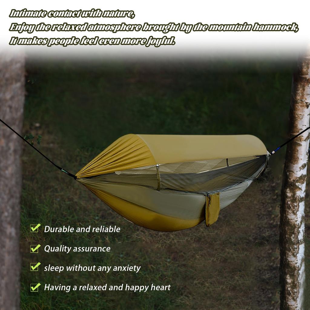 Открытый двойной антиопрокидывающийся автоматический быстрооткрывающийся распашной антимоскитный тент для кемпинга