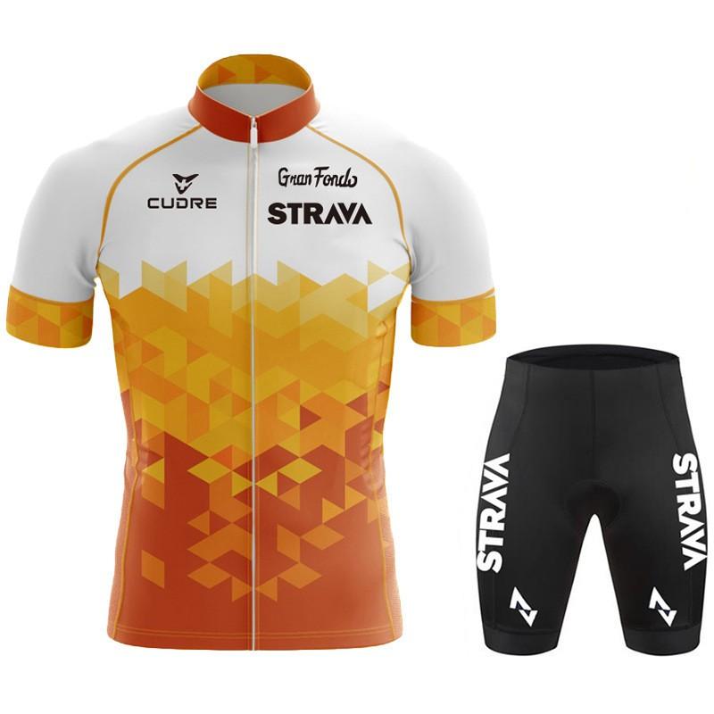 Men Women Cycling Jersey Set Short Sleeve Breathable Quick Dry Performance Bike Wear Road Racing