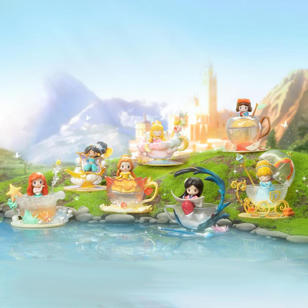 52TOYS ПРИНЦЕССЫ ДИСНЕЯ Sweeties Фигурки для обмена в закрытых коробках Коллекционные фигурки Раскрашенные Гашапон Украшение для рабочего стола Кукла Игрушки Идеальный подарок для Диснея