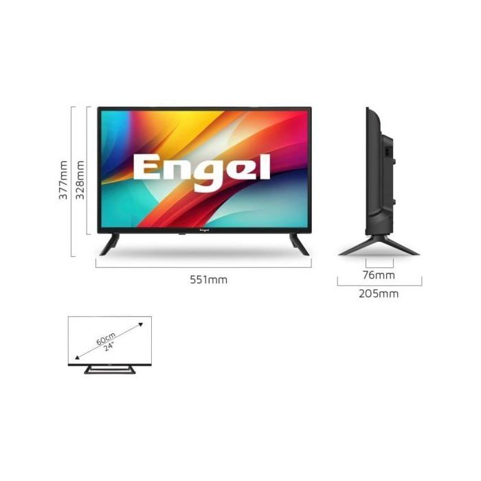 LED Television - ENGEL - LE2486SM - 24 Inches - HD Ready - Smart TV - Wi-Fi