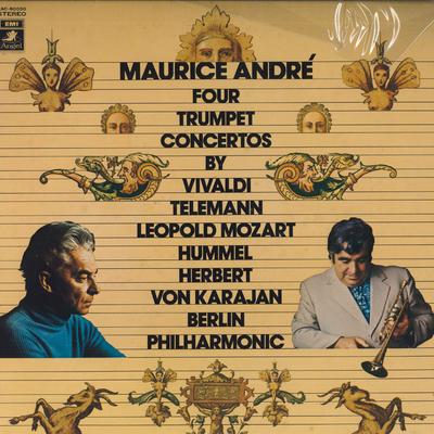 LP Пластинка МОРИС АНДРЕ, ГЕРБЕРТ ФОН КАРАЯН, - Концерты для трубы EAC80030PROMO ANGEL Япония Классика Б/У