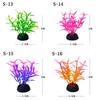 Artificial Aquarium Decorative Pvc Aquatic Plants Simulation Water Weeds Ornament Fish Tank Grass Flower Decoration Accessories