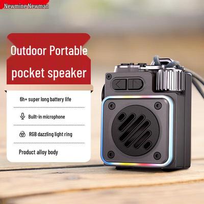 Портативная Bluetooth-колонка Newmine K5, штепсель CN (адаптер в комплекте)