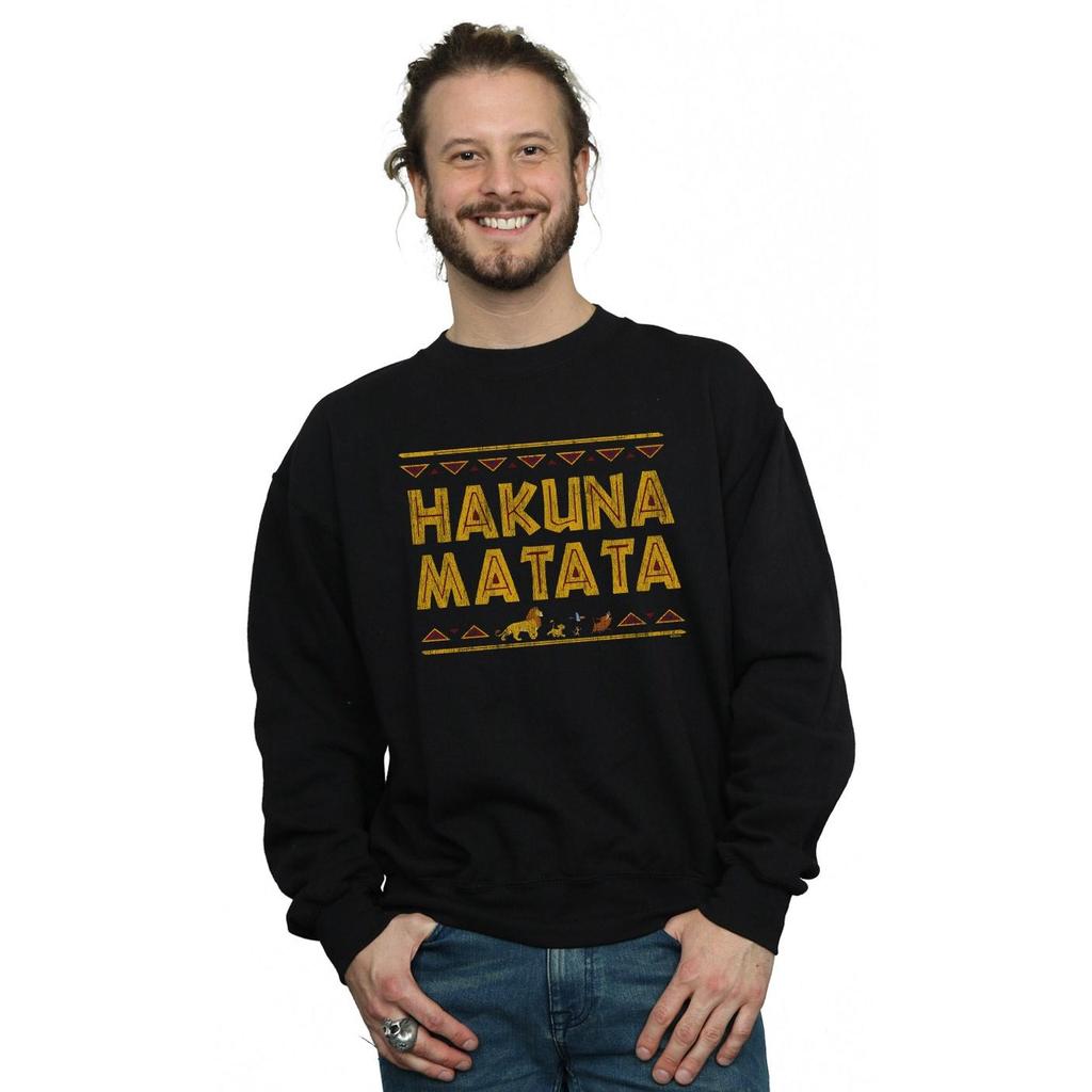 Disney Mens The Lion King Hakuna Matata Sweatshirt