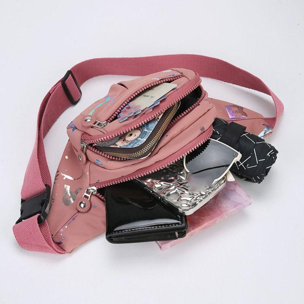 Водонепроницаемая нагрудная сумка через плечо, многофункциональные сумки через плечо в корейском стиле, модные поясные сумки