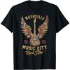 Крутая концертная футболка Rock Star Guitar Wings Music Nashville