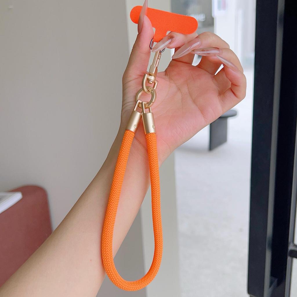 Colorful Tuhao Gold Braided Mobile Phone & Water Cup Lanyard Bracelet