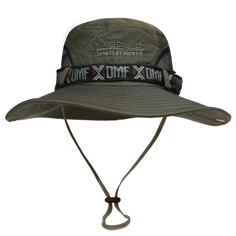 Шляпа мужская уличная рыболовная панама мужская с широкими полями шляпа от солнца летняя шляпа для защиты от солнца синяя складная для лица от солнца