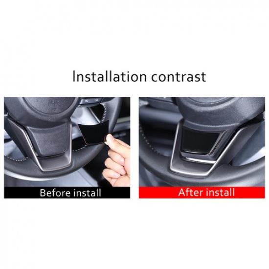 Глянцевая черная наклейка накладка на руль для Subaru Crosstrek 2024-2025