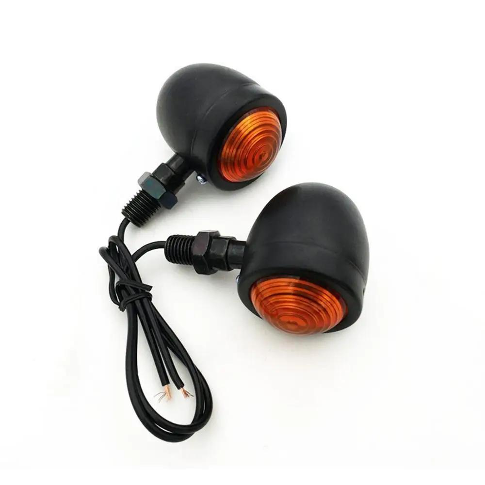 Universal Motorcycle Turn Signal Mini Bullet Flashing Indicator LED Turn Signal Brake Running Light