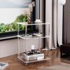 Acrylic Transparent Bedroom Bedside Table Sofa Side Table Living Room Bathroom Shelf Small Coffee Table