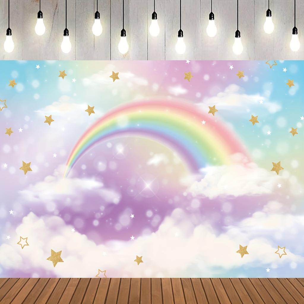 2D banner 1 piece, with flashing star, multi-purpose party decoration, birthday, Halloween, Christmas and other festivals