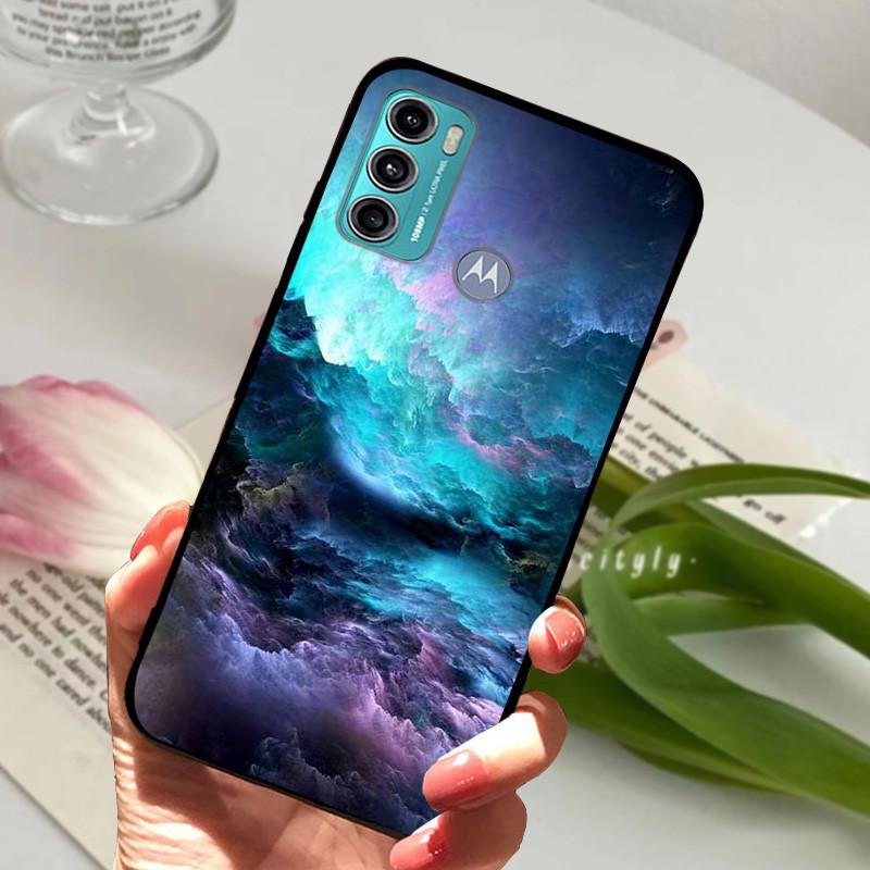 Чехол для Motorola Moto G60 Роскошный Ударопрочный Мягкий Силикон Черный Бампер Задняя Крышка Телефона Для Moto G40 Fusion G41 G31 G30 Fundas