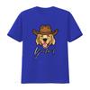 Funny Golden Retriever T Shirt Vintage Washed Designer Clothes Homme Comfortable Graphic Soft Breathable Stylish Stretched