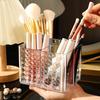 Clear Acrylic Makeup Brush Holder Desk Cosmetic Organiser Lipstick Storage Lipstick Storage Holder