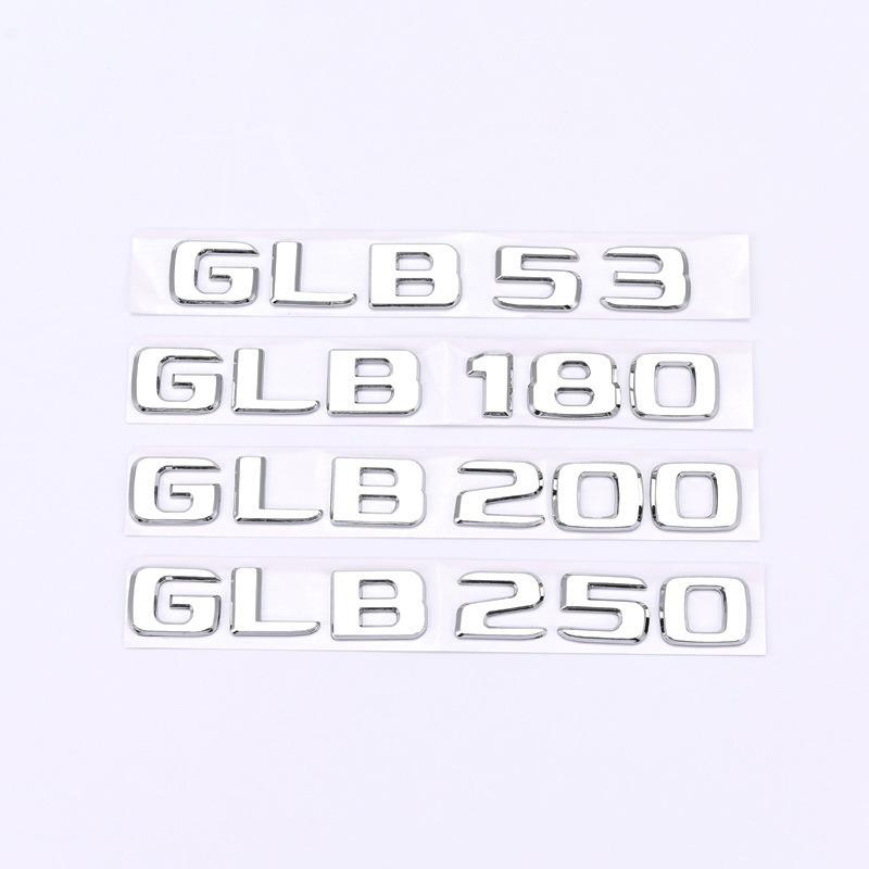 Совместимые значки заднего номера для Mercedes-Benz серии GLB: GLB53, GLB180, GLB200, GLB250