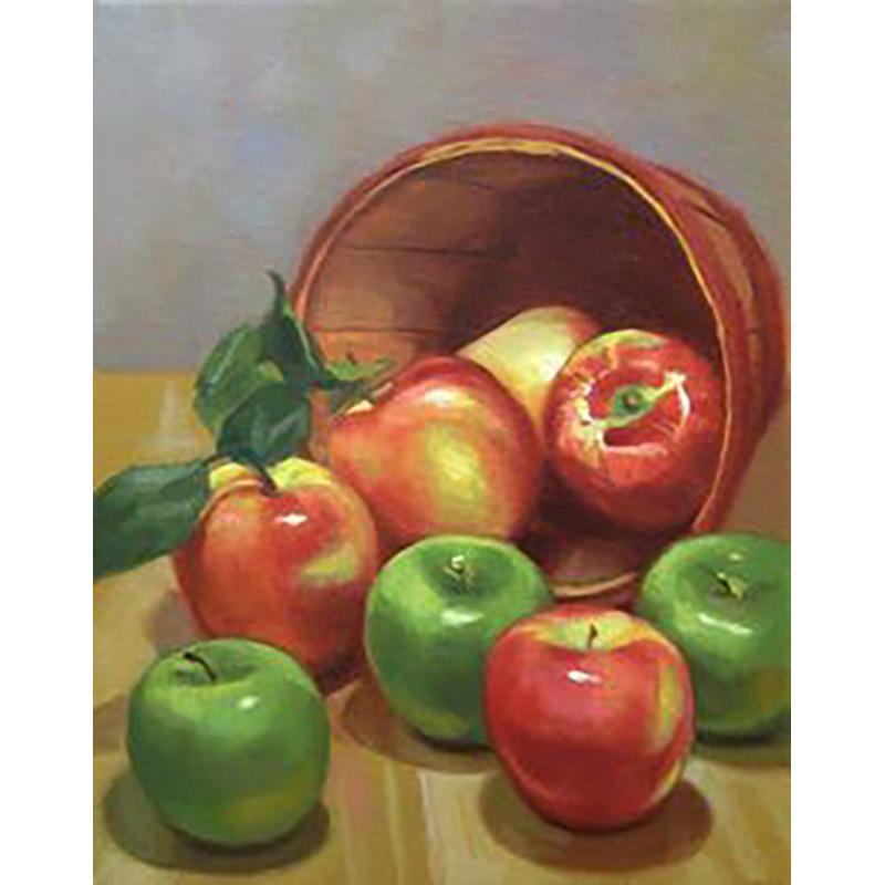 Floral Fruit DIY 5D Diamond Painting Full Round Drill Flower Diamond Embroidery Cross Stitch Mosaic Kits Wall Art Home Decor