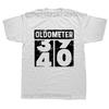 Fashion Oldometer Odo Meter Funny 40th Birthday Gift 40 Yrs Old Joke Unisex Cotton TShirt Vintage Oneck Shortsleeve T Shirt