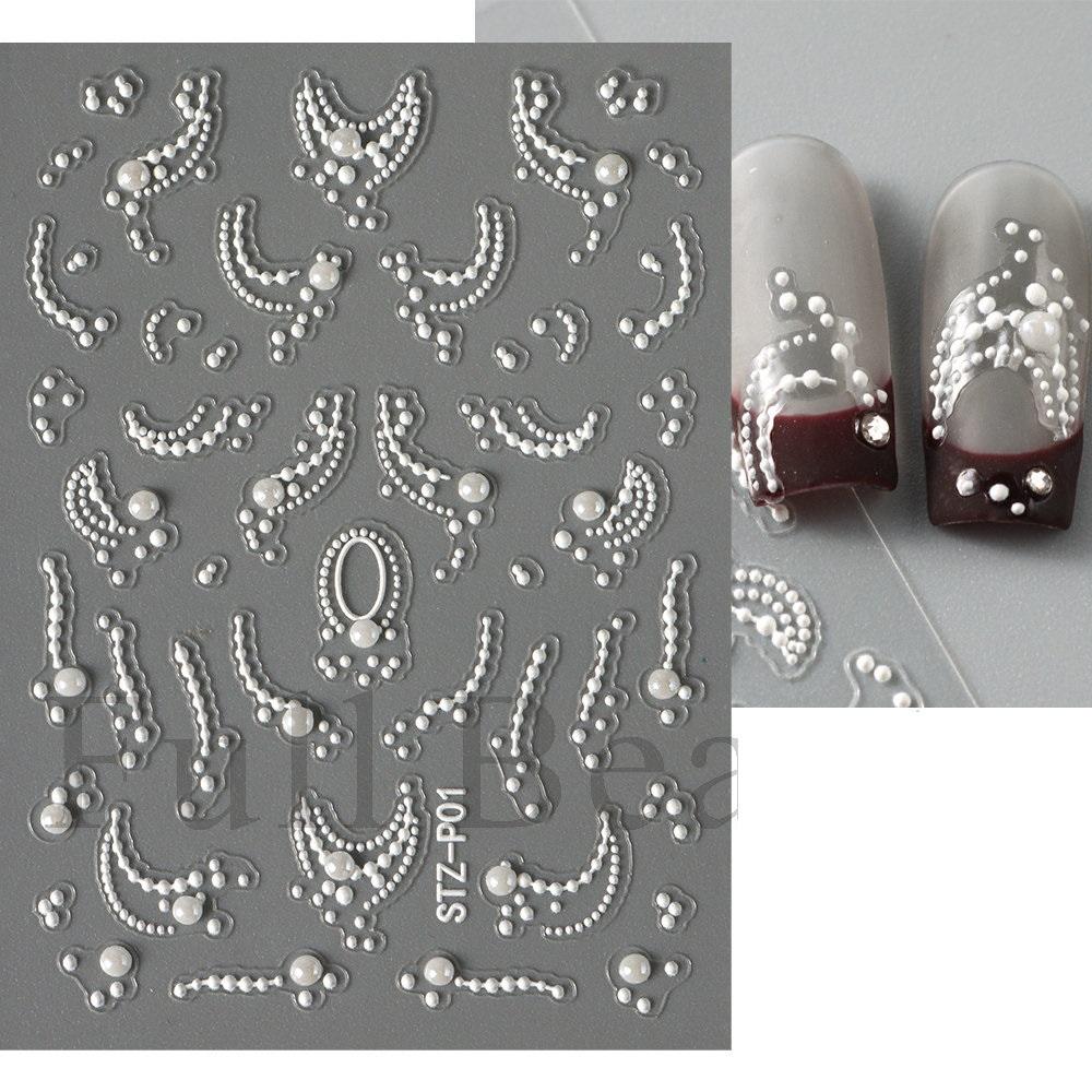 Металлические золотые серебряные наклейки для ногтей сердечки звезды нейл-арт наклейки слайдеры маникюрный декор