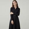 Karra Open Collar Button Dress A3f0373