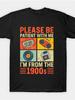 Men'S Vintage 90s Retro Graphic T-Shirt - Cassette Tape Boombox Vinyl Floppy Dis