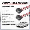 4PCS Ignition Coil Connector Plug OEM#90980-11885,4 Ports Ignition Coil Wire Harness Compatible with Toyota Lexus Scion Pontiac Chevrolet,Ignitions