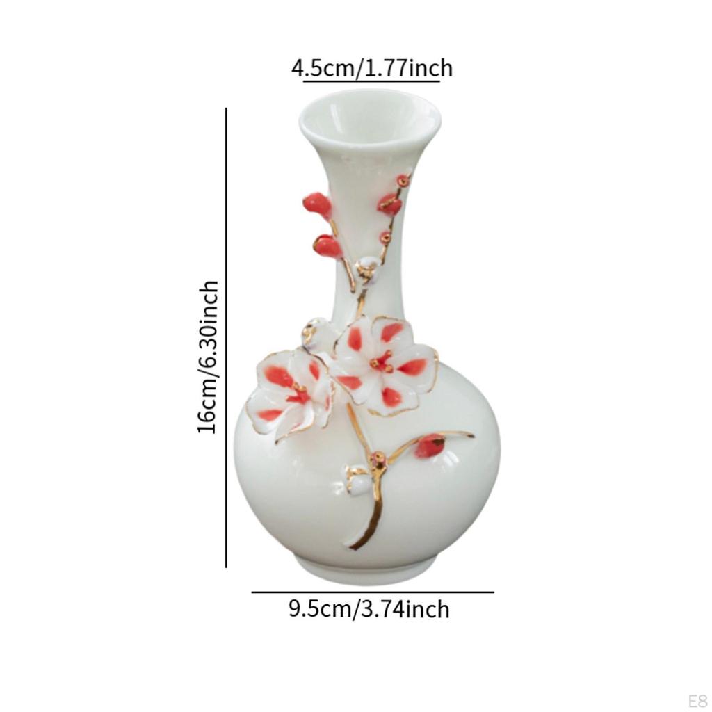 Ceramic Flower Vase Floral Arrangement Multifunctional Porcelain Plant Pot for Bedroom Desk