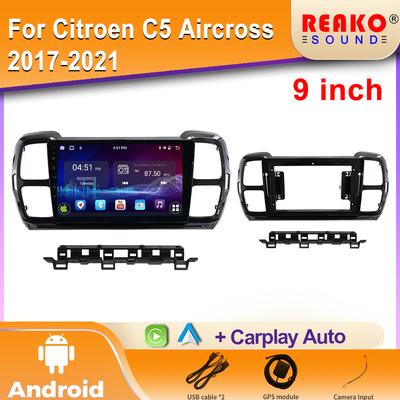 9'' Android для Citroen C5 Aircross 2017 2018 2019 2020 2021 Автомобильный Радио Мультимедиа Видео Плеер Навигация GPS 4G LTE 2 DIN