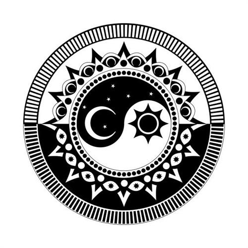 Creative Bohemia Pattern Plates Ceramics Wall Hanging Decorative Background Plate Nordic Style