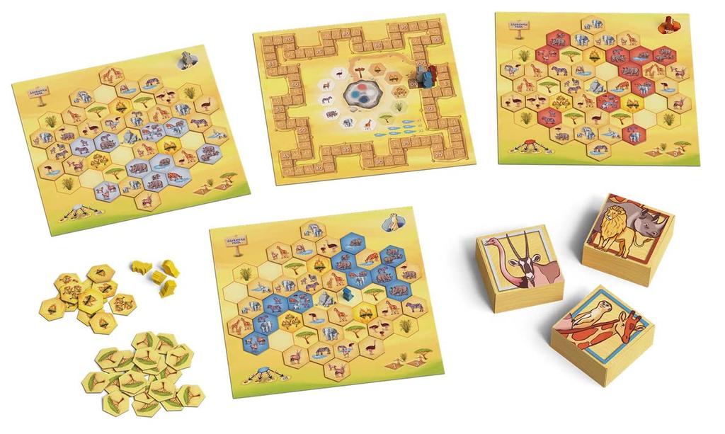 Hobby Japan Саванна Парк Японская версия от 8 лет и Настольная игра (1-4 игрока, 20-40 минут, до)