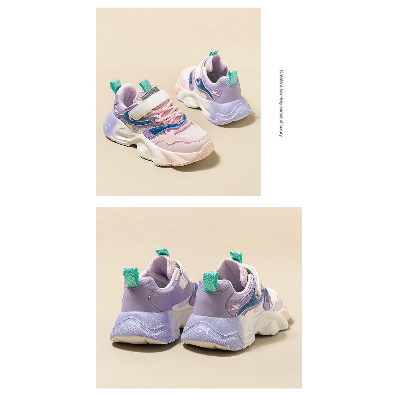 Обувь для девочек Daddy Shoes Весна и осень Новые детские сетчатые туфли Спортивная обувь для мальчиков Детские кроссовки для бега CuHK Children Light Sole Shoes