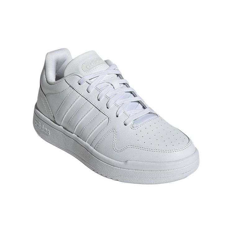 adidas Neo Postmove Искусственная кожа Удобные низкие кеды для скейтбординга Женские кеды для скейтбординга Облачно-белые H00456