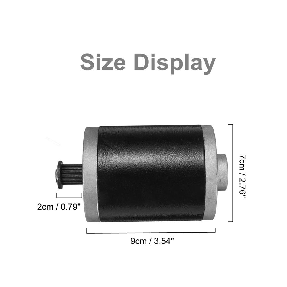 Прочный мотор для электросамоката, мотор постоянного тока 24 В 3550 об/мин, мотор-редуктор с большим крутящим моментом для модифицированного велосипеда, электрические насосы, игрушки, генераторы