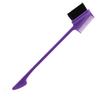 Double Sided Edge Comb Hairbrush Salon Professional Waterproof Nylon Brush Edge Control Plastic Handle 15 Colors Commercial Use