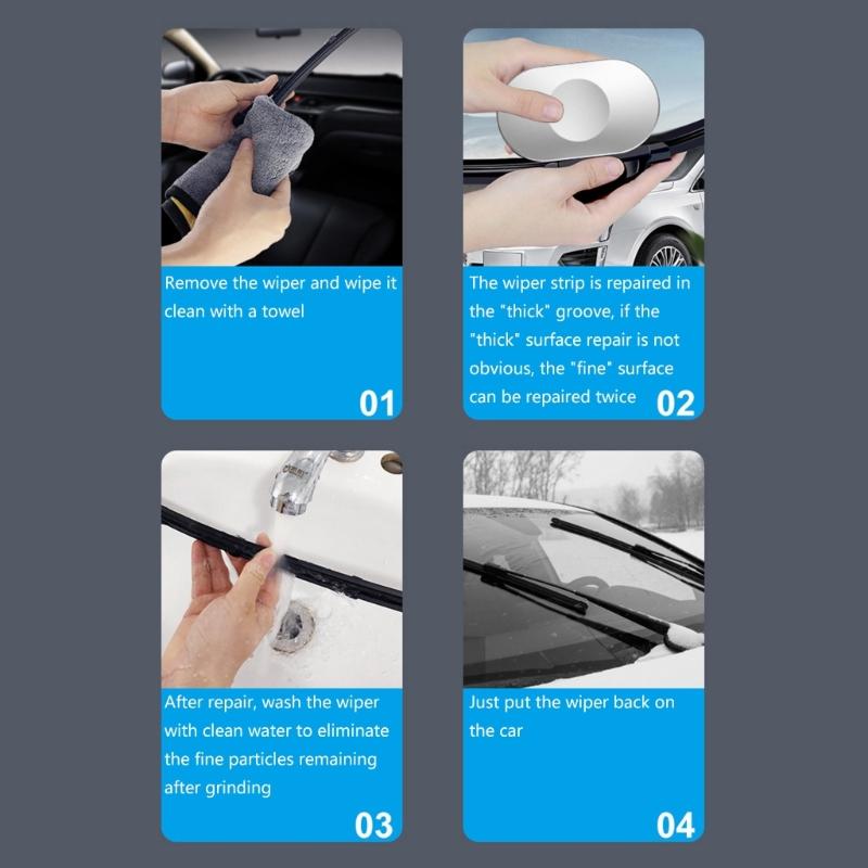 Очиститель лезвий стеклоочистителя Восстановитель лезвий Автомобильный инструмент для ремонта лезвий Инструмент для нарезки канавок