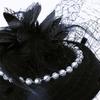Нежная сетчатая заколка Надежный захват Дышащая вуаль Шляпка Аксессуар для головного убора Для женщин Девочек Особый случай