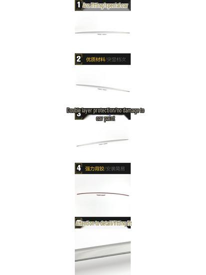 Lynk & Co 09 Stainless Steel Rear Trim & Trunk Bright Strip for 21 Model