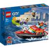 Пожарно-спасательный катер LEGO City 60373 (многокрасочный)