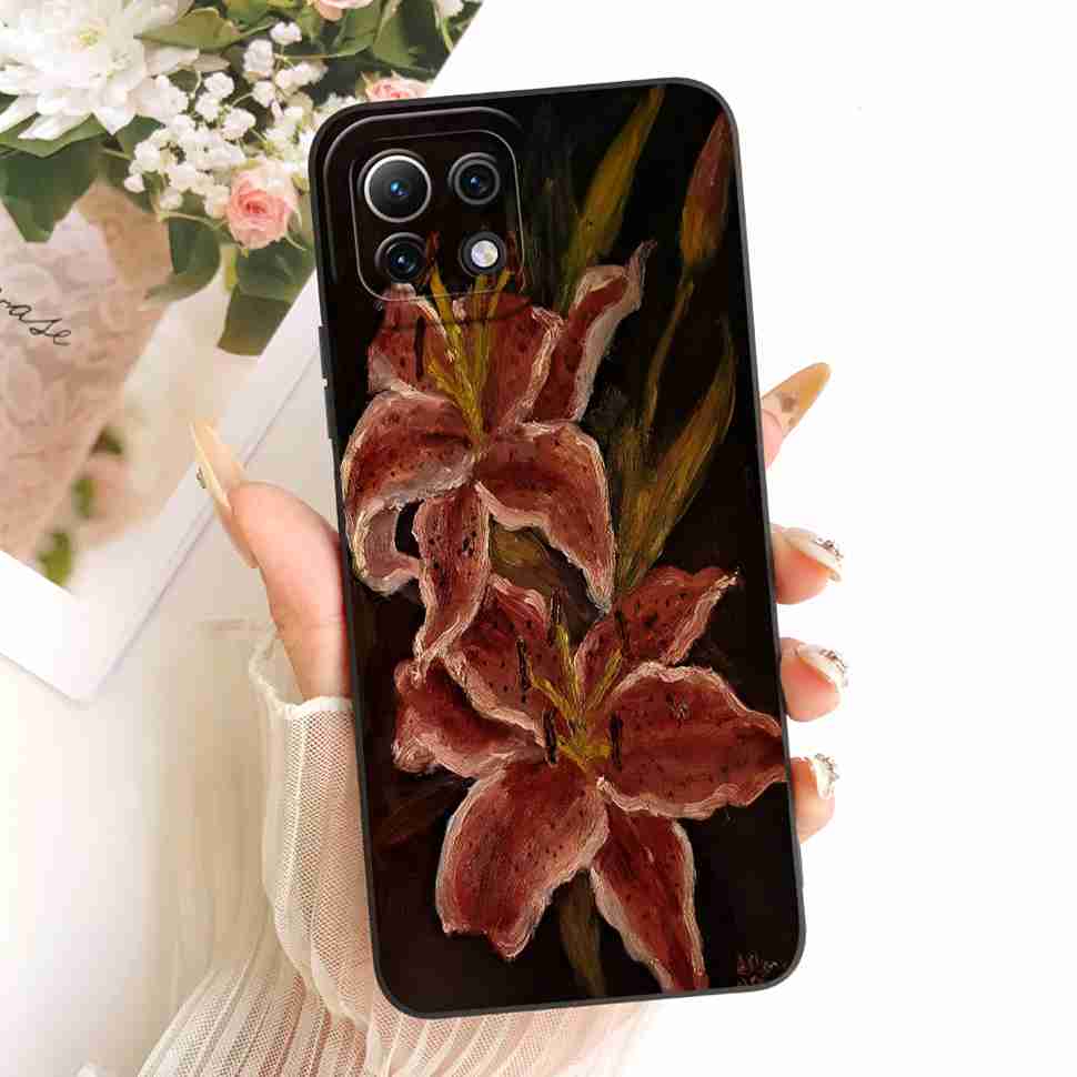 Case For Xiaomi Mi 11 11Lite 11 Lite Soft Phone Case Protection Luxury Animals Cat Dragon Back Cover For Xiaomi Mi11 Lite Capa
