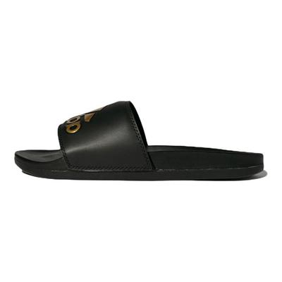 Кроссовки унисекс Adilette Comfort Slide Black Gold Metallic Core-Black GY1946
