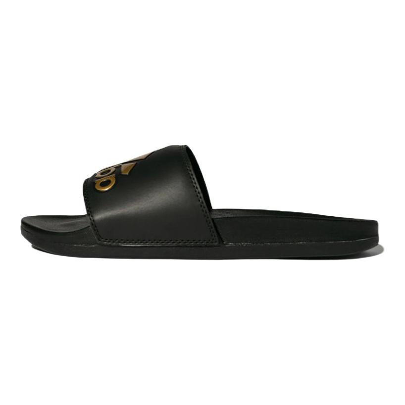 adidas Кроссовки унисекс Adilette Comfort Slide Black Gold Metallic Core-Black GY1946