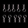 Fashion 10X Stainless Steel Body Shell Bolt Clips Pin For HSP Redcat HPI RC 1/10 Model Car Spare Part