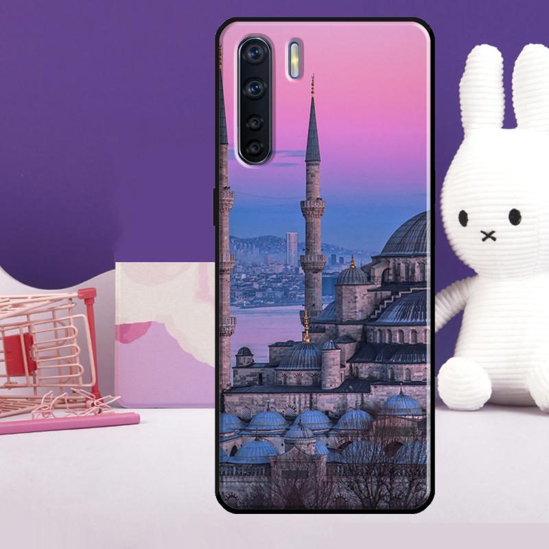 Турция Стамбул Пейзаж Здание Чехол Для Oppo A5 Pro A15 A17 A57 A77 A18 A38 A58 A78 A98 A94 A74 A54 A40 A60 A80 A16 A76 A96