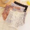Sexy High Waisted Lace Underwear for Women Cinching Lifting Hips Pure Cotton Crotch Breathable Triangle Panties