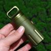 Keychain Dry Bottle Hike Box Medicine Case Capsule Container First-Aid Canister Pill Box Seal Tank