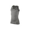 Pro Hypercool Training Tank Plain Logo Print Slim Fit Sports Fitness Crew Neck Sleeveless T-Shirt Men Tops Gray 828190-003
